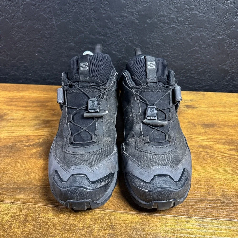 Salomon X Ultra 5 GTX 477255 Black Synthetic Gore-Tex Hiking Shoes Mens Size 8